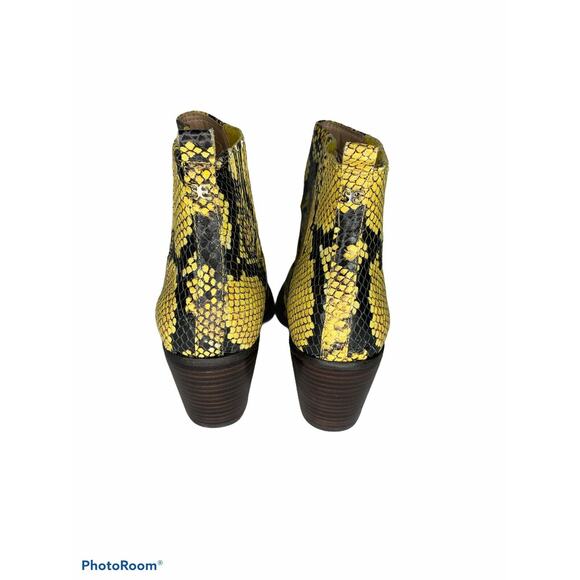Sam edelman Winona western bootie yellow snake - Picture 5 of 7